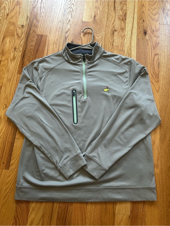 Masters Other - Masters Official Gray Quarter-Zip Pullover Jacket - Masters Logo